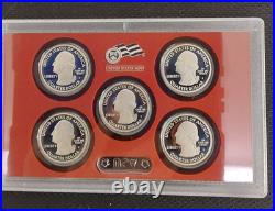 2010 S U. S. Mint Complete SILVER PROOF SET with OGP Box And COA 14 Coins