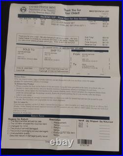 2010 S U. S. Mint Complete SILVER PROOF SET with OGP Box And COA 14 Coins