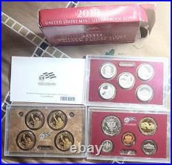 2010-S United States US Mint Silver Proof Set 14 Coin with Box/COA