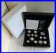 2010 UK 13 COIN SILVER PROOF COIN SET boxed/coa/outer
