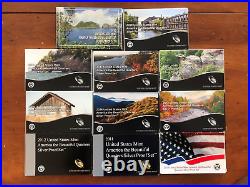 2010 through 2020 Silver ATB Proof Quarters Eleven With boxes & COA's