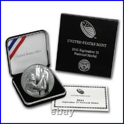 2011 National Medal Uncirculated Silver Proof Always Remember 1 oz Box and COA