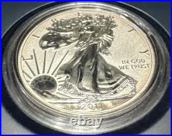 2011 P Reverse Proof Silver Eagle 5 Coin 25th Anniversary Set W Box/coa S W