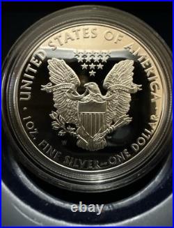 2011 P Reverse Proof Silver Eagle 5 Coin 25th Anniversary Set W Box/coa S W