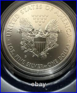 2011 P Reverse Proof Silver Eagle 5 Coin 25th Anniversary Set W Box/coa S W
