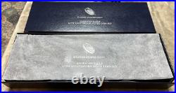 2011 P Reverse Proof Silver Eagle 5 Coin 25th Anniversary Set W Box/coa S W