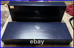 2011 P Reverse Proof Silver Eagle 5 Coin 25th Anniversary Set W Box/coa S W