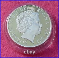 2011 Piedfort Prince Philip Duke Of Edinburgh £5 Silver Proof Coin Coa And Box