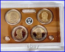 2011 S United States Mint Silver Proof Set 14 Coin Set with Box & COA