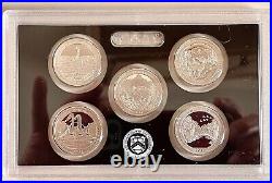 2011 S United States Mint Silver Proof Set 14 Coin Set with Box & COA