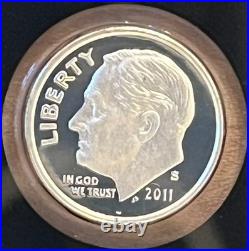 2011 S United States Mint Silver Proof Set With Box & COA