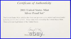 2011 Silver Proof Set a 14 Piece Collection with COA in the Original Box