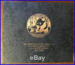 2012 1 Kilogram Kilo Silver Proof China Panda 300 YUAN Includes Box & COA