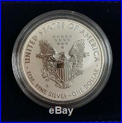 2012 AMERICAN EAGLE SAN FRANCISCO TWO-COIN SILVER PROOF SET With COA & BOXES