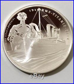2012 Alderney Titanic Royal Mint Silver Proof £5 Five Pound Crown Coin Box Cert