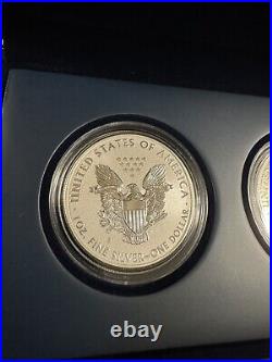 2012 American Eagle San Francisco Two-Coin Silver Proof Set with Box and COA