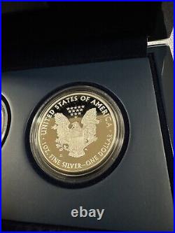 2012 American Eagle San Francisco Two-Coin Silver Proof Set with Box and COA