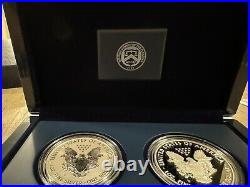 2012 American Eagle San Francisco Two-Coin Silver Proof Set with Box and COA