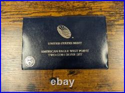 2012 American Silver Eagle San Francisco 2-coin Proof Set In Box With COA