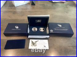 2012 American Silver Eagle San Francisco 2-coin Proof Set In Origin Box With COA