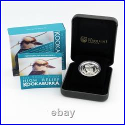 2012 Australia 1oz Silver Kookaburra High Relief Proof Box COA FIRST ISSUE