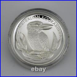 2012 Australia 1oz Silver Kookaburra High Relief Proof Box COA FIRST ISSUE