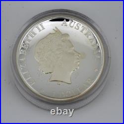 2012 Australia 1oz Silver Kookaburra High Relief Proof Box COA FIRST ISSUE