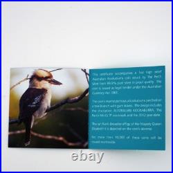 2012 Australia 1oz Silver Kookaburra High Relief Proof Box COA FIRST ISSUE