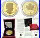 2012 Canada 5 oz Proof Pure Gold Coin $500 Maple Leaf Queen Elizabeth II COA Box