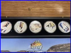 2012 Discover AUSTRALIA $1 SET 5 x 1oz. 999 PROOF Silver with Box & COA