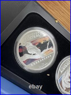 2012 Discover AUSTRALIA $1 SET 5 x 1oz. 999 PROOF Silver with Box & COA