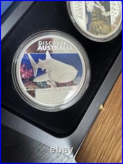 2012 Discover AUSTRALIA $1 SET 5 x 1oz. 999 PROOF Silver with Box & COA