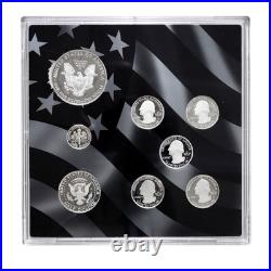 2012 Limited Edition Silver Proof Set Black Box & COA 7 Coins and Silver Eagle 2012 Limited Edition Silver Proof Set Black Box & COA 7 Coins and Silver Eagle