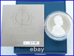 2012 Royal Mint Diamond Jubilee Piedfort £5 Five Pound Silver Proof Coin Box Coa