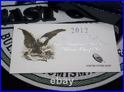 2012 S American SILVER Eagle SAN FRANCISCO Reverse Proof Set 2 Coin Box & COA