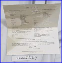 2012 S American Silver Eagle Reverse Proof 2 Coin Set COA US Mint OGP Box & COA