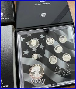 2012 S Limited Edition Silver Proof Set in Box with COA. 1st year