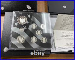 2012 S Limited Edition Silver Proof Set in Box with COA. 1st year