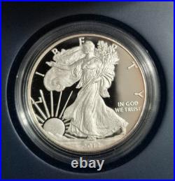 2012-S San Fran American Silver Eagle Proof & Reverse Proof Set of 2 Box & COA