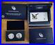 2012 S Two-Coin Silver Proof Set American Eagle San Francisco withBox & COA