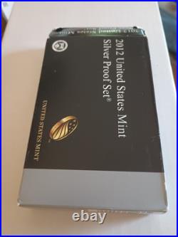2012-S US Mint SILVER Proof Set w COA & Box 14 Coins United States Lot OGP Rare
