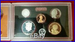 2012-S US Mint Silver Proof Set Original Box & COA, Rare Key Date 14 Coin