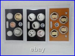 2012-S US Mint Silver Proof Set with COA & Box 14 Coins 90% United States