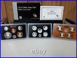 2012-S US Silver Proof Set Better Date- 14-Coin with Box & COA #2012-04