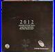 2012-S-W US Mint Limited Edition SILVER Proof Set 8 Coins WithCOA IN OGP -BOX