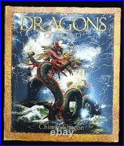 2012 Tuvalu $1 Dragons of Legend 1 oz 5-Coin Colorized Silver Proof Set withBox