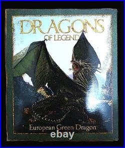 2012 Tuvalu $1 Dragons of Legend 1 oz 5-Coin Colorized Silver Proof Set withBox