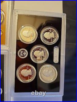2012 US Mint SILVER PROOF SET. Complete 14-Coin Set With Box & COA