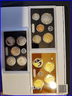 2012 US Mint SILVER PROOF SET. Complete 14-Coin Set With Box & COA