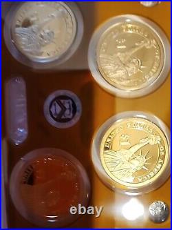 2012 US Mint SILVER PROOF SET. Complete 14-Coin Set With Box & COA